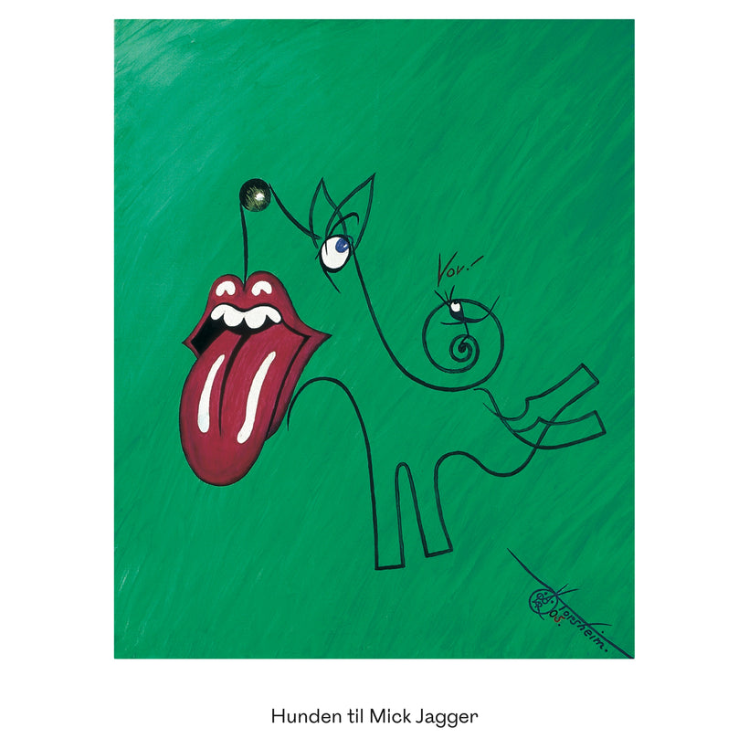 Hunden til Mick Jagger (signert)