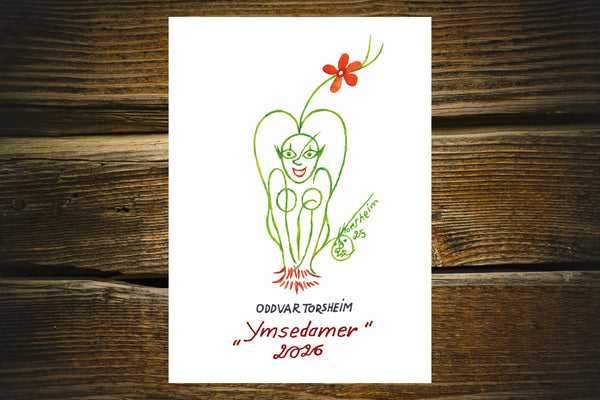 Ymsedamer 2026 SIGNERT (Få igjen) Nedsatt pris! – Oddvar Torsheim